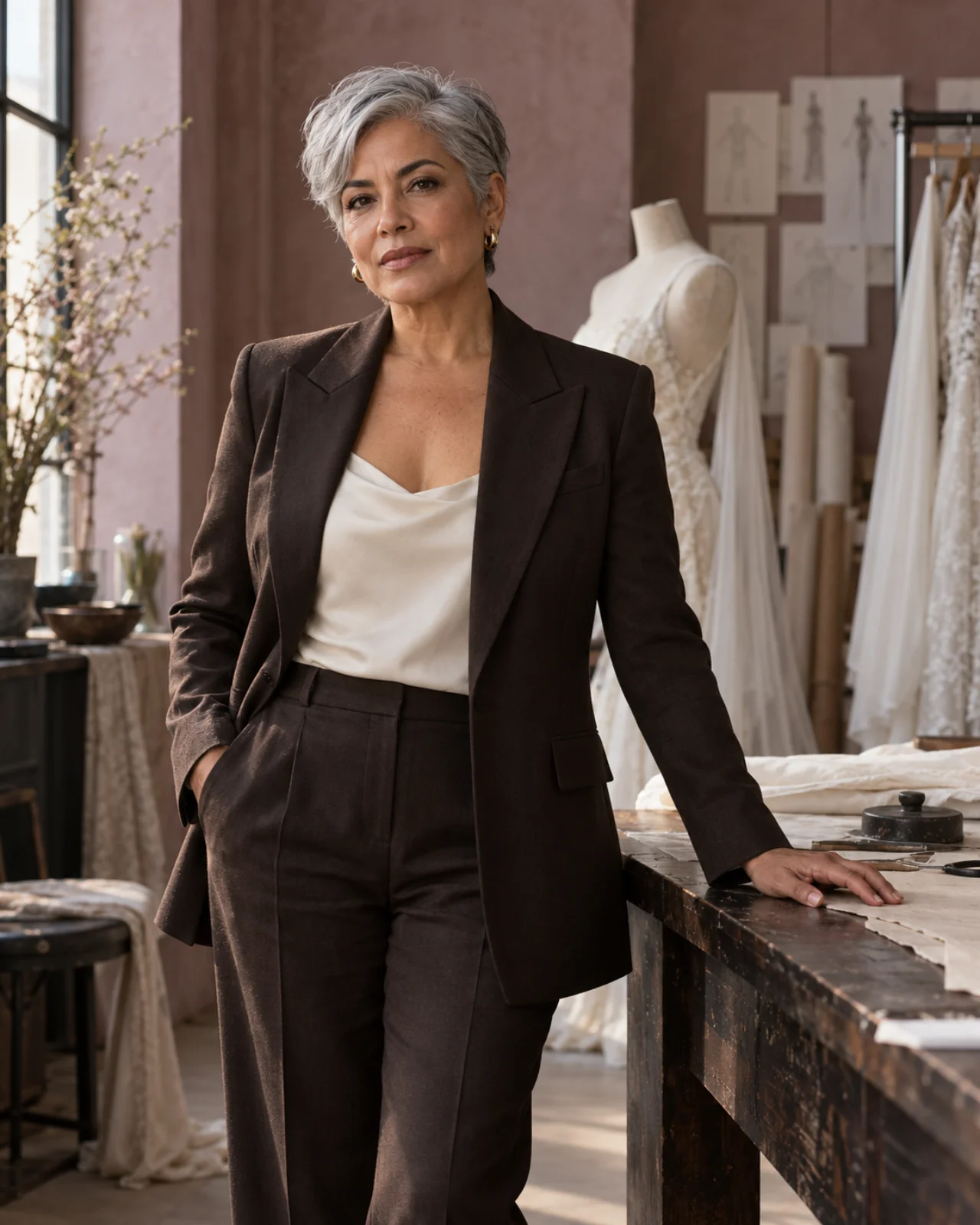 VÉRA house director in the atelier