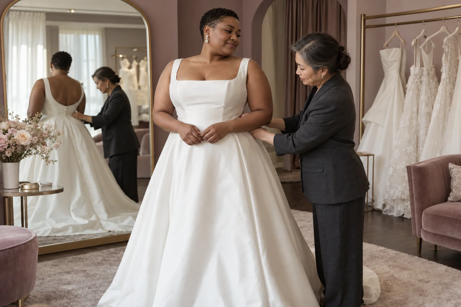 Private bridal styling consultation